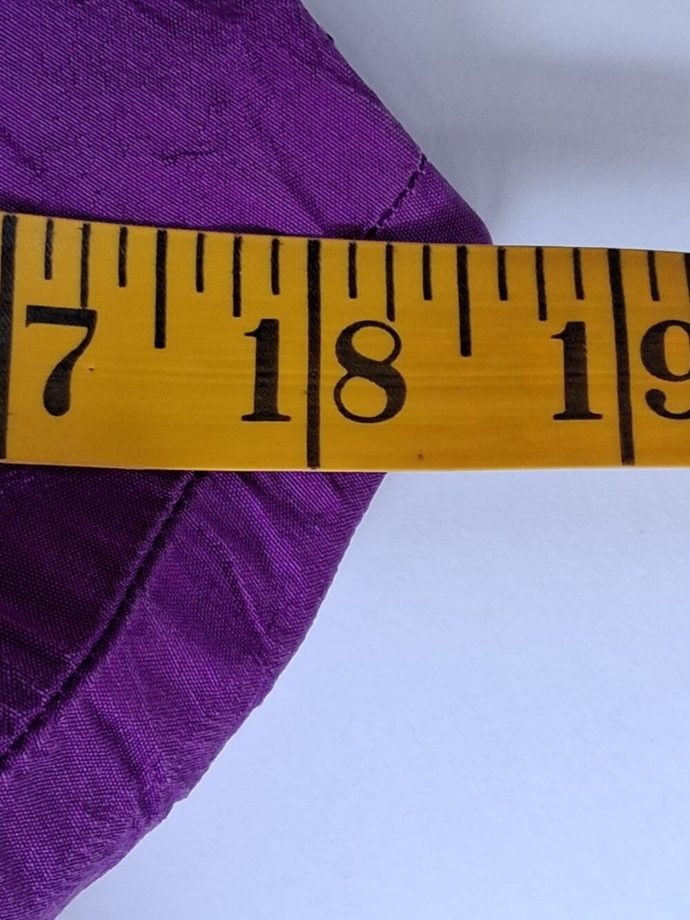 Jones NY Purple 100% Silk Iridescent Taffeta Wrap Midi Dress Wedding Cocktail 12 - Picture 12 of 12